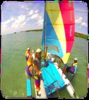 Mini Catamarán con transporte